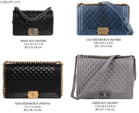 chanel boy bag leather types|chanel 22 bag size comparison.